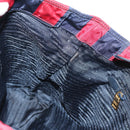 PRADA Tote Bag Nylon 2way Red Navy gold Auth 158700-23