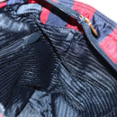 PRADA Tote Bag Nylon 2way Red Navy gold Auth 158700-26