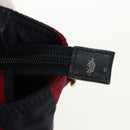 PRADA Tote Bag Nylon 2way Red Navy gold Auth 158700-10