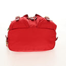 PRADA Backpack Nylon Red Gold Auth 158701V-5