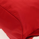 PRADA Backpack Nylon Red Gold Auth 158701V-20