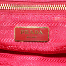 PRADA Backpack Nylon Red Gold Auth 158701V-29
