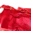 PRADA Backpack Nylon Red Gold Auth 158701V-30