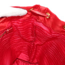 PRADA Backpack Nylon Red Gold Auth 158701V-31