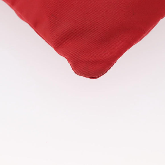 PRADA Shoulder Bag Nylon Red Auth 158704
