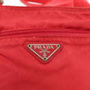 PRADA Shoulder Bag Nylon Red Auth 158704-17