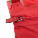 PRADA Shoulder Bag Nylon Red Auth 158704-18