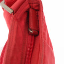 PRADA Shoulder Bag Nylon Red Auth 158704-10