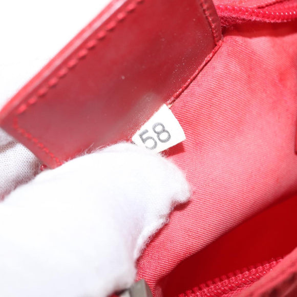 PRADA Shoulder Bag Nylon Red Auth 158704