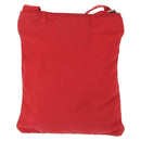 PRADA Shoulder Bag Nylon Red Auth 158704-2