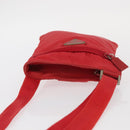 PRADA Shoulder Bag Nylon Red Auth 158704-6