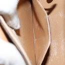 CELINE Macadam Canvas Hand Bag PVC Leather 2way Brown Gold Auth 158705-25