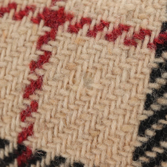 BURBERRY Nova Check Tote Bag Wool Beige Auth 158707V