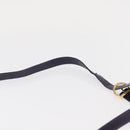 Salvatore Ferragamo Gancini Tote Bag Leather 2way Purple Gold Auth 158711-15