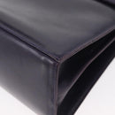 Salvatore Ferragamo Gancini Tote Bag Leather 2way Purple Gold Auth 158711-16