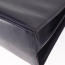 Salvatore Ferragamo Gancini Tote Bag Leather 2way Purple Gold Auth 158711-18