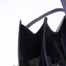 Salvatore Ferragamo Gancini Tote Bag Leather 2way Purple Gold Auth 158711-22