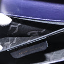 Salvatore Ferragamo Gancini Tote Bag Leather 2way Purple Gold Auth 158711-27