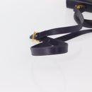 Salvatore Ferragamo Gancini Tote Bag Leather 2way Purple Gold Auth 158711-8