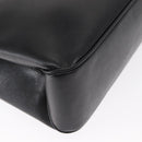 Salvatore Ferragamo Gancini Tote Bag Leather Black Gold Auth 158712-12