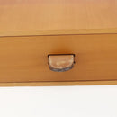 HERMES Large Desk Box Wood Beige Auth 158716M-9