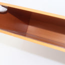 HERMES Large Desk Box Wood Beige Auth 158716M-11