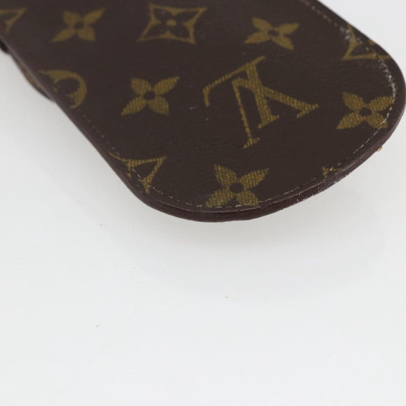LOUIS VUITTON Monogram Etui Lunette Rabat Glasses Case M62970 LV Auth 158720