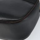 Salvatore Ferragamo Shoulder Bag Leather Black Gold Auth 158721-8
