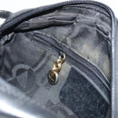Salvatore Ferragamo Shoulder Bag Leather Black Gold Auth 158721-21