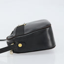 Salvatore Ferragamo Shoulder Bag Leather Black Gold Auth 158721-4