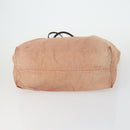 FENDI Zucca Canvas Zucchino Canvas Bag 2 Set Brown Black Orange Auth 158724-7