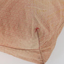 FENDI Zucca Canvas Zucchino Canvas Bag 2 Set Brown Black Orange Auth 158724-8