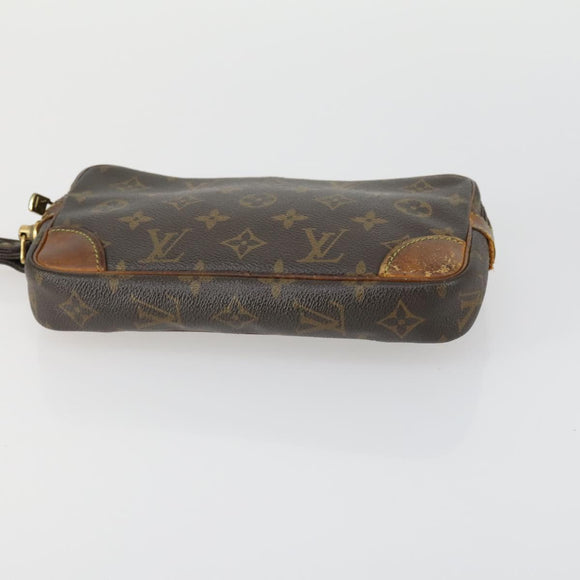 LOUIS VUITTON Monogram Taiga Clutch Bag 2 Set LV Auth 158725