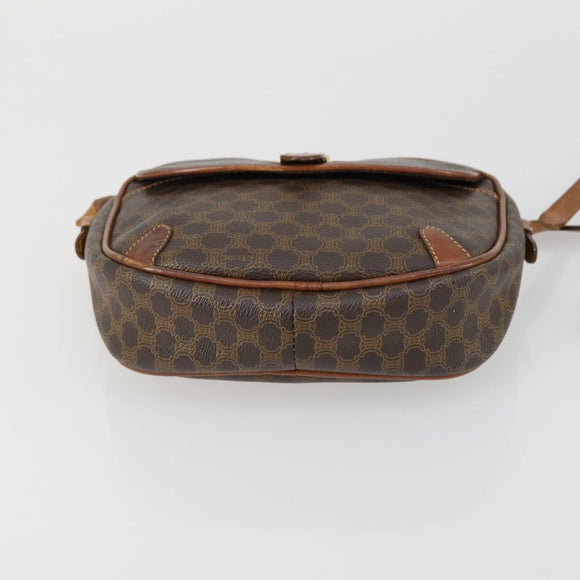 CELINE Gucci Bamboo Macadam Canvas Bag Leather PVC 2 Set Brown Black Auth 158726