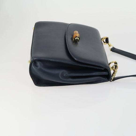 CELINE Gucci Bamboo Macadam Canvas Bag Leather PVC 2 Set Brown Black Auth 158726