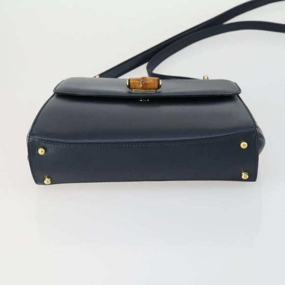 CELINE Gucci Bamboo Macadam Canvas Bag Leather PVC 2 Set Brown Black Auth 158726