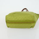 GUCCI GG Crystal Bag Coated Canvas Nylon 2 Set Beige Black Auth 158727-15