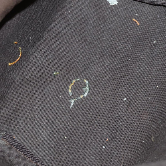 GUCCI GG Crystal Bag Coated Canvas Nylon 2 Set Beige Black Auth 158727