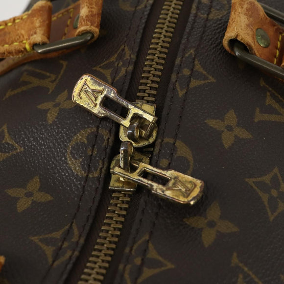 LOUIS VUITTON Monogram Keepall Bandouliere 50 Boston Bag M41416 LV Auth 158742