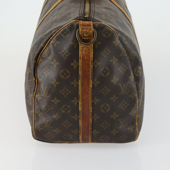 LOUIS VUITTON Monogram Keepall Bandouliere 50 Boston Bag M41416 LV Auth 158742
