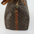 LOUIS VUITTON Monogram Keepall Bandouliere 55 Boston Bag M41414 LV Auth 158745-3