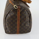 LOUIS VUITTON Monogram Keepall Bandouliere 55 Boston Bag M41414 LV Auth 158745-4
