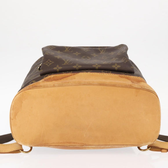 LOUIS VUITTON Monogram Montsouris GM Backpack M51135 LV Auth 158758