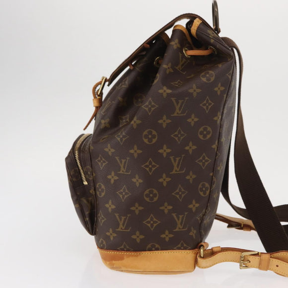 LOUIS VUITTON Monogram Montsouris GM Backpack M51135 LV Auth 158758