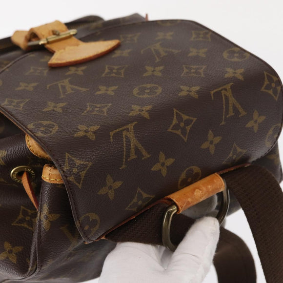 LOUIS VUITTON Monogram Montsouris GM Backpack M51135 LV Auth 158758