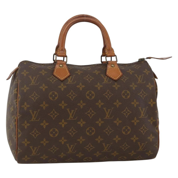 LOUIS VUITTON Monogram Speedy 30 Hand Bag M41526 LV Auth 158762