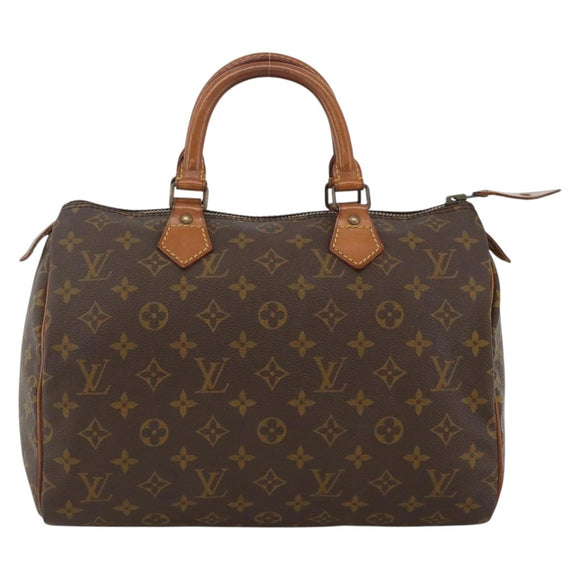 LOUIS VUITTON Monogram Speedy 30 Hand Bag M41526 LV Auth 158762