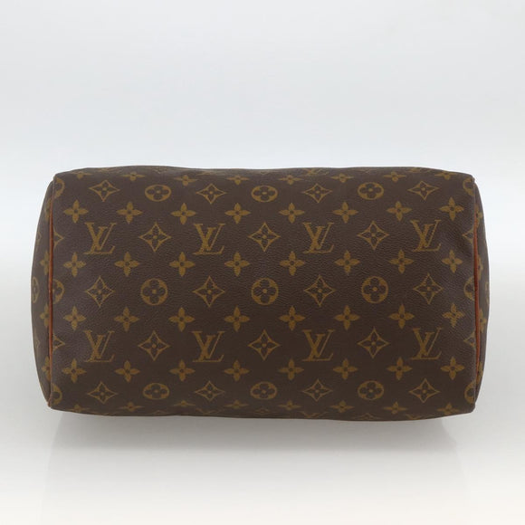 LOUIS VUITTON Monogram Speedy 30 Hand Bag M41526 LV Auth 158762