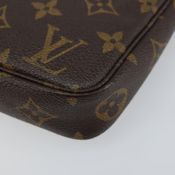 LOUIS VUITTON Monogram Pochette Accessoires Pouch M51980 LV Auth 158774