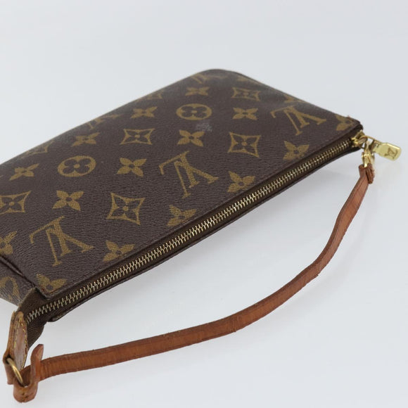 LOUIS VUITTON Monogram Pochette Accessoires Pouch M51980 LV Auth 158774